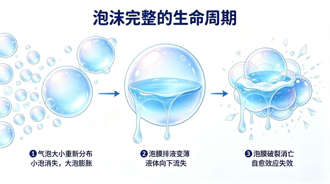 泡沫完整的生命周期