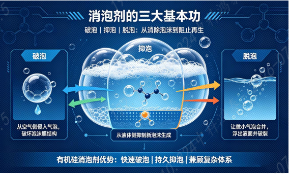 消泡劑的功效