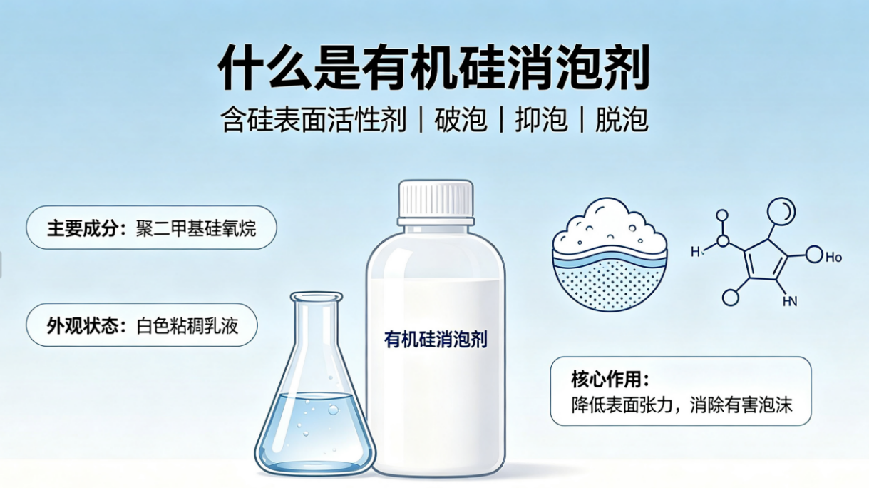 有機硅消泡劑概述圖