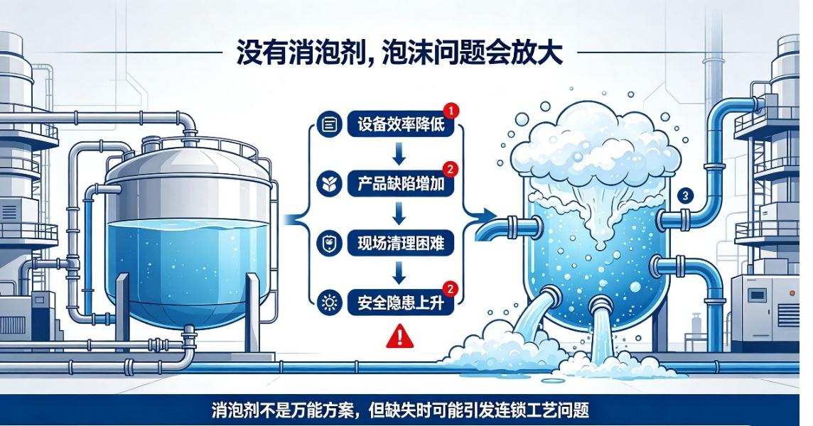 工業(yè)中存在的泡沫危害