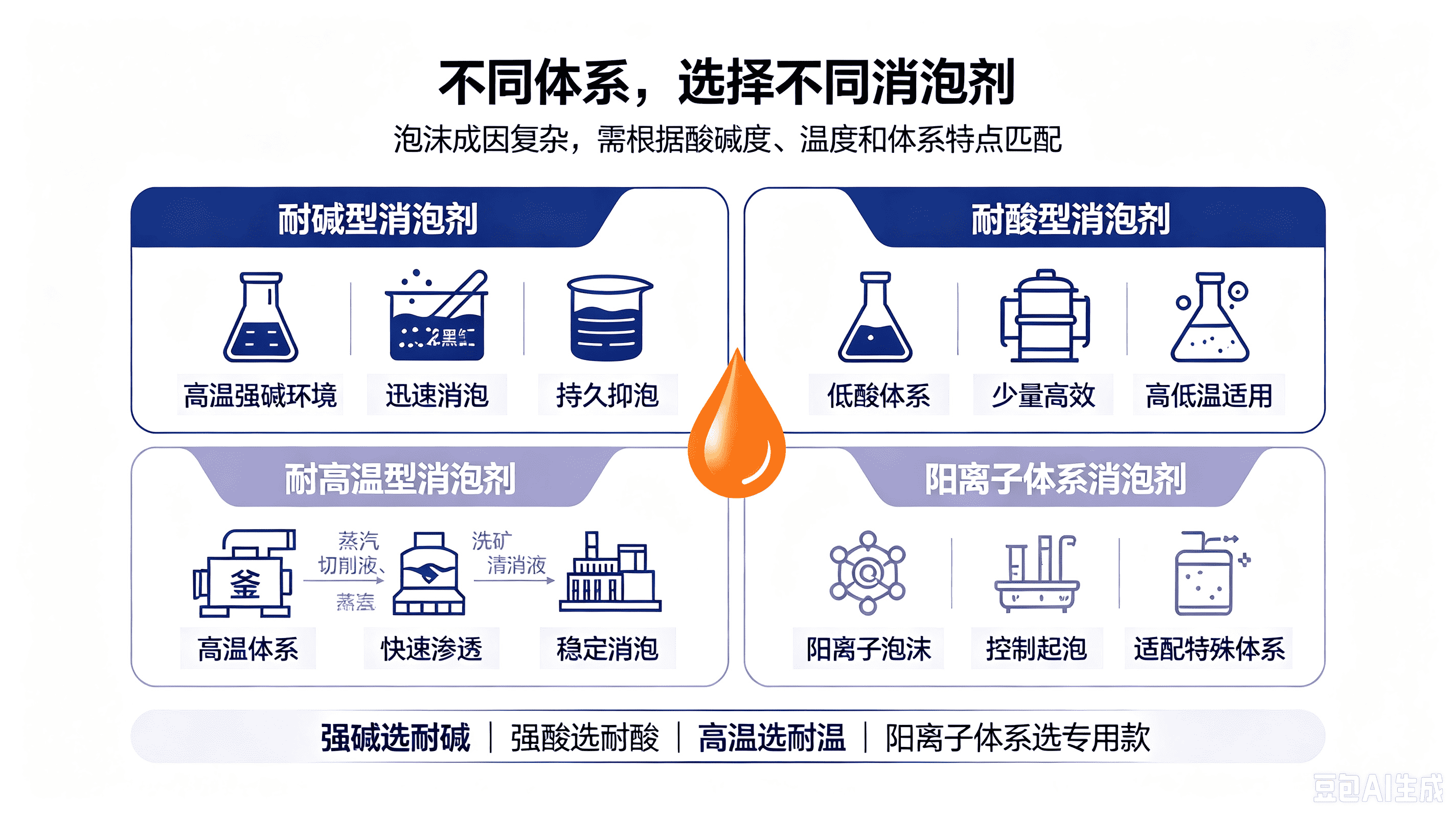 消泡劑的不同類型