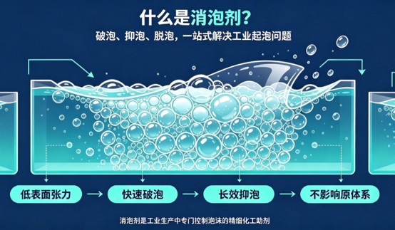 消泡劑消抑泡原理圖