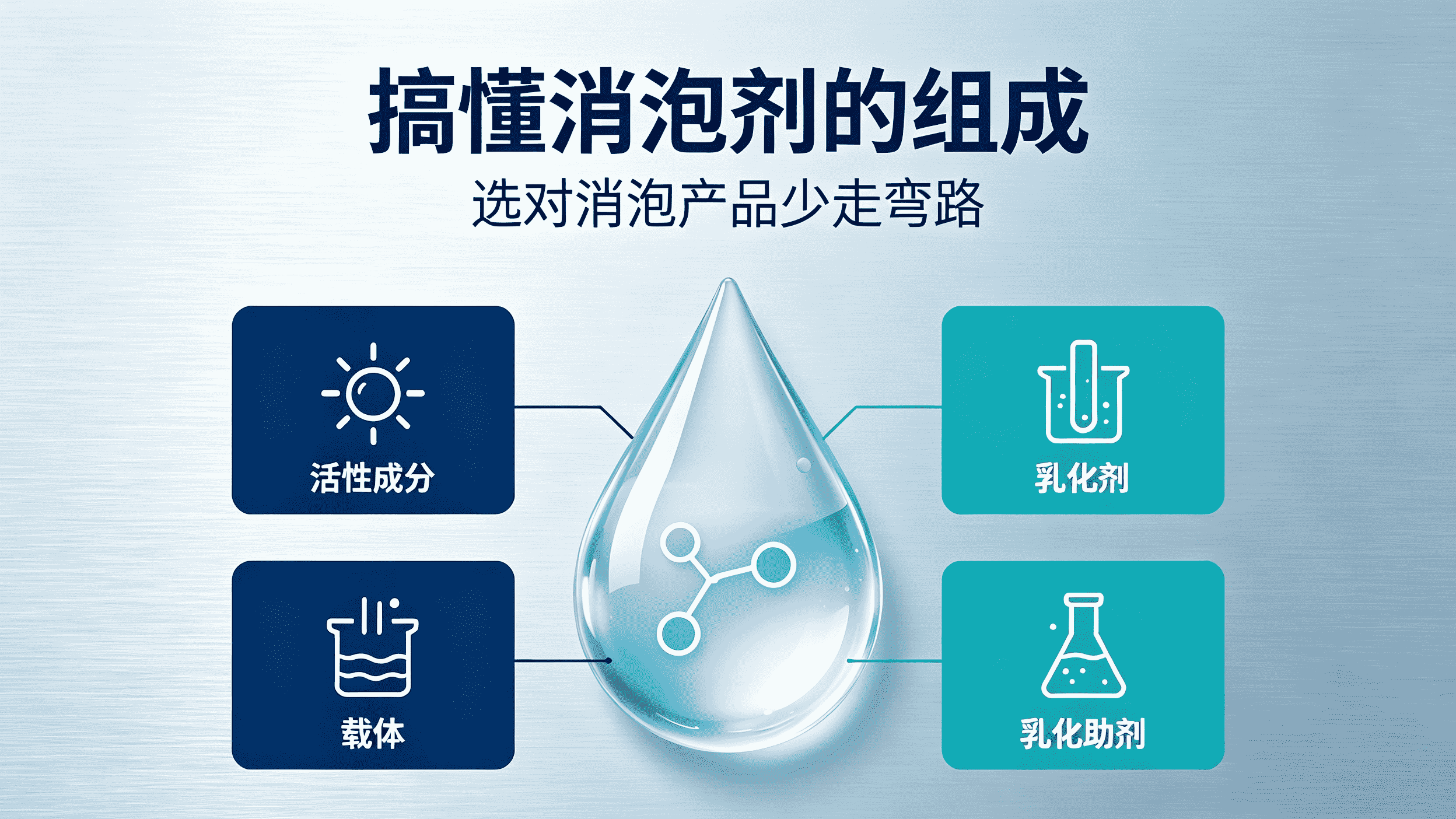 消泡劑組成科普圖