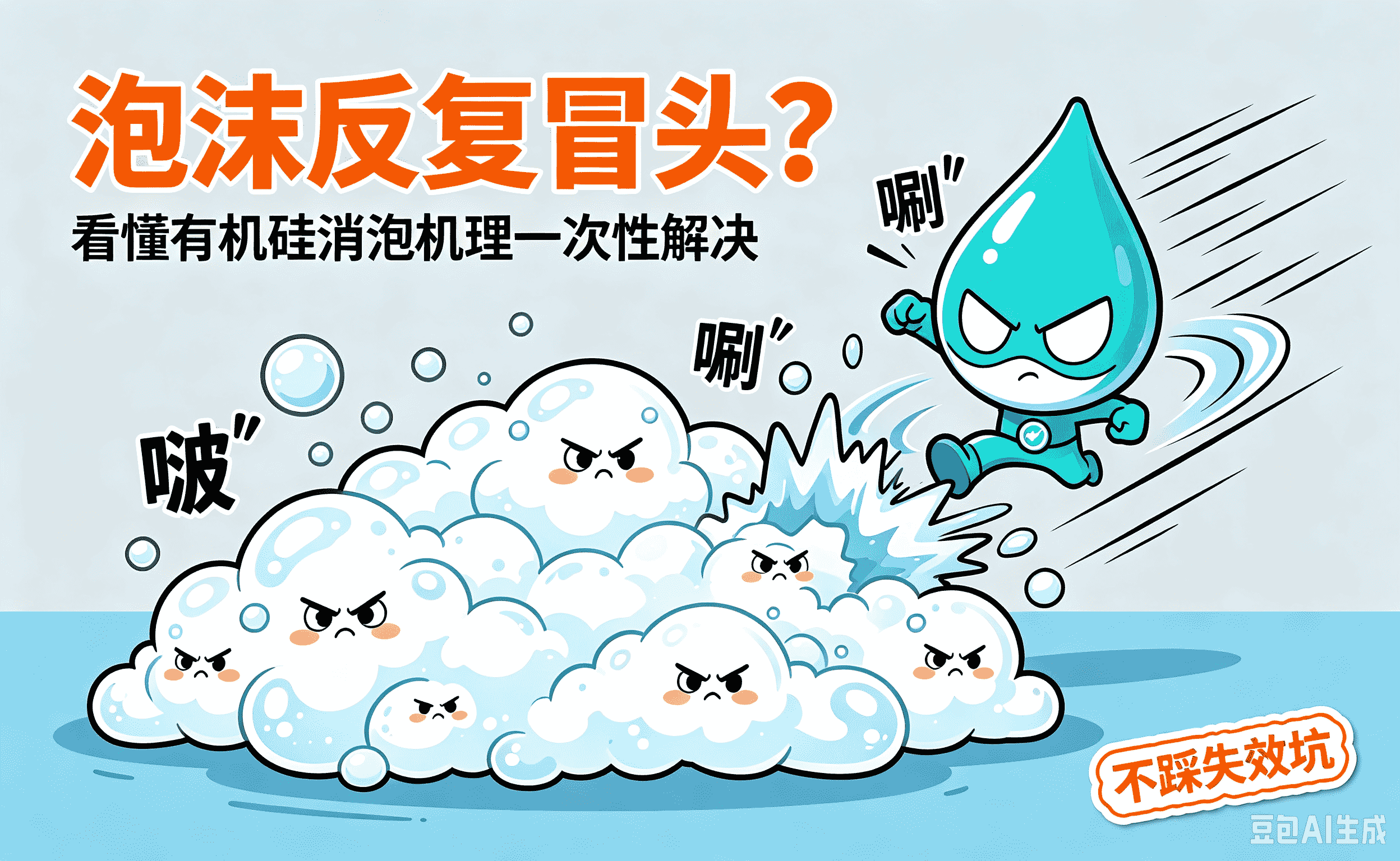 泡沫反復冒頭怎么破