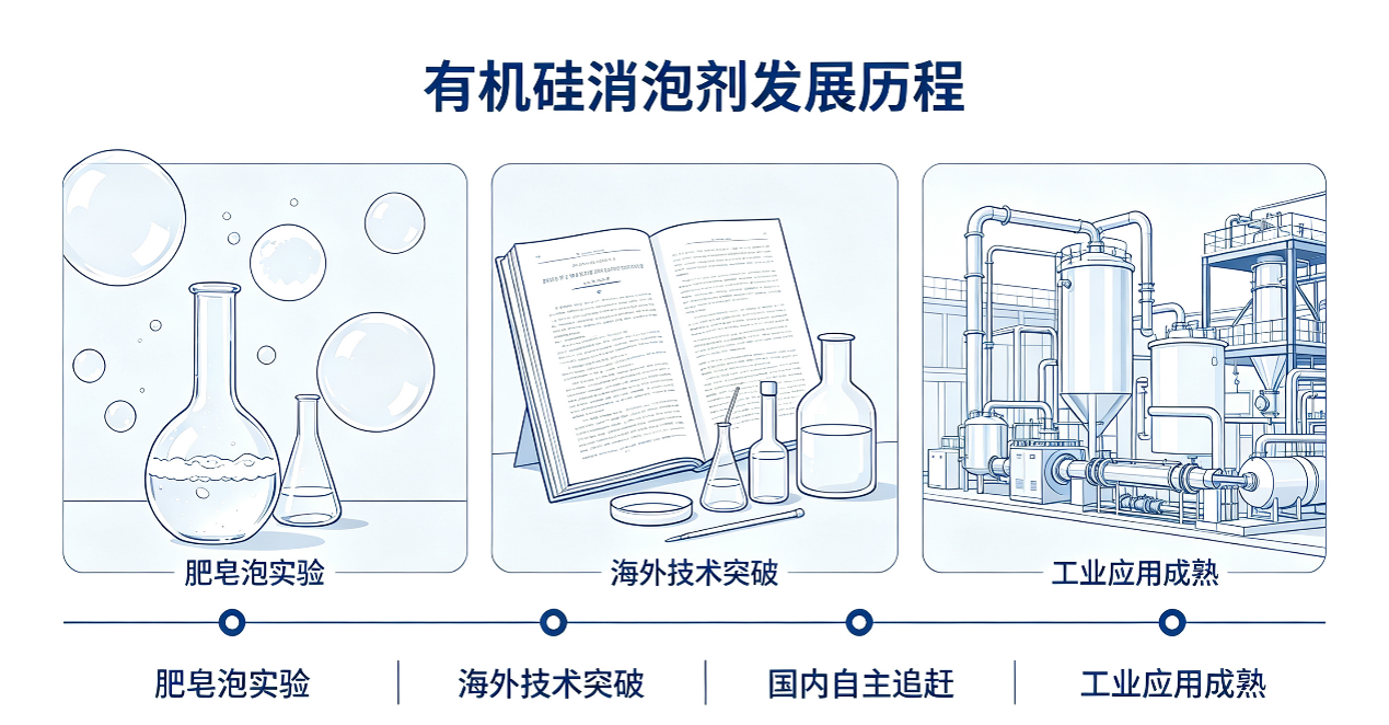 有機(jī)硅消泡劑的發(fā)展圖