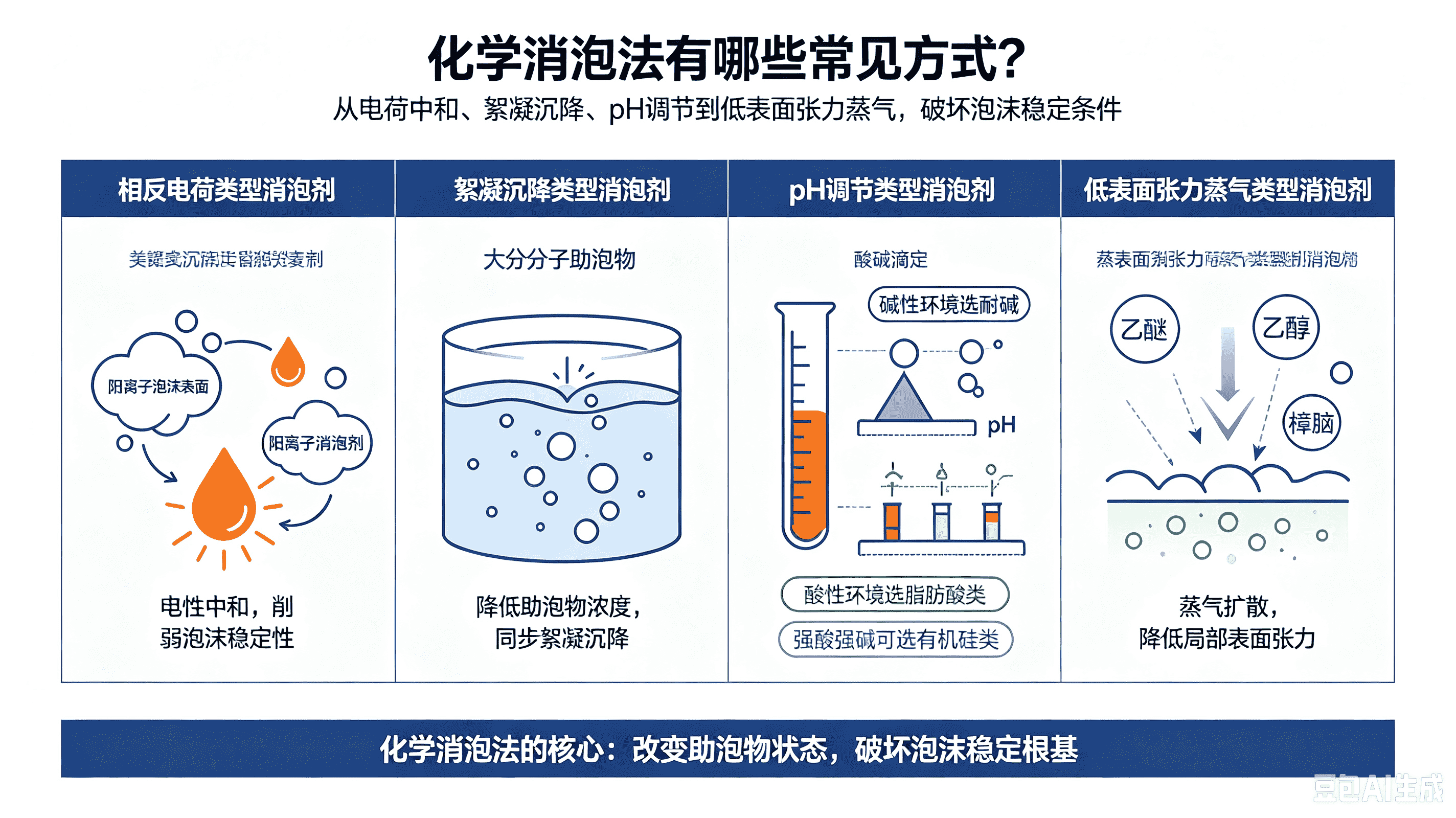 “消泡劑”化學消泡法