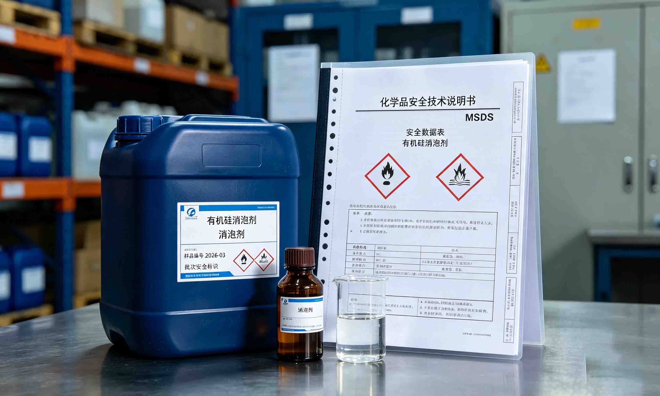 查閱有機(jī)硅消泡劑MSDS確認(rèn)產(chǎn)品非危險(xiǎn)品屬性