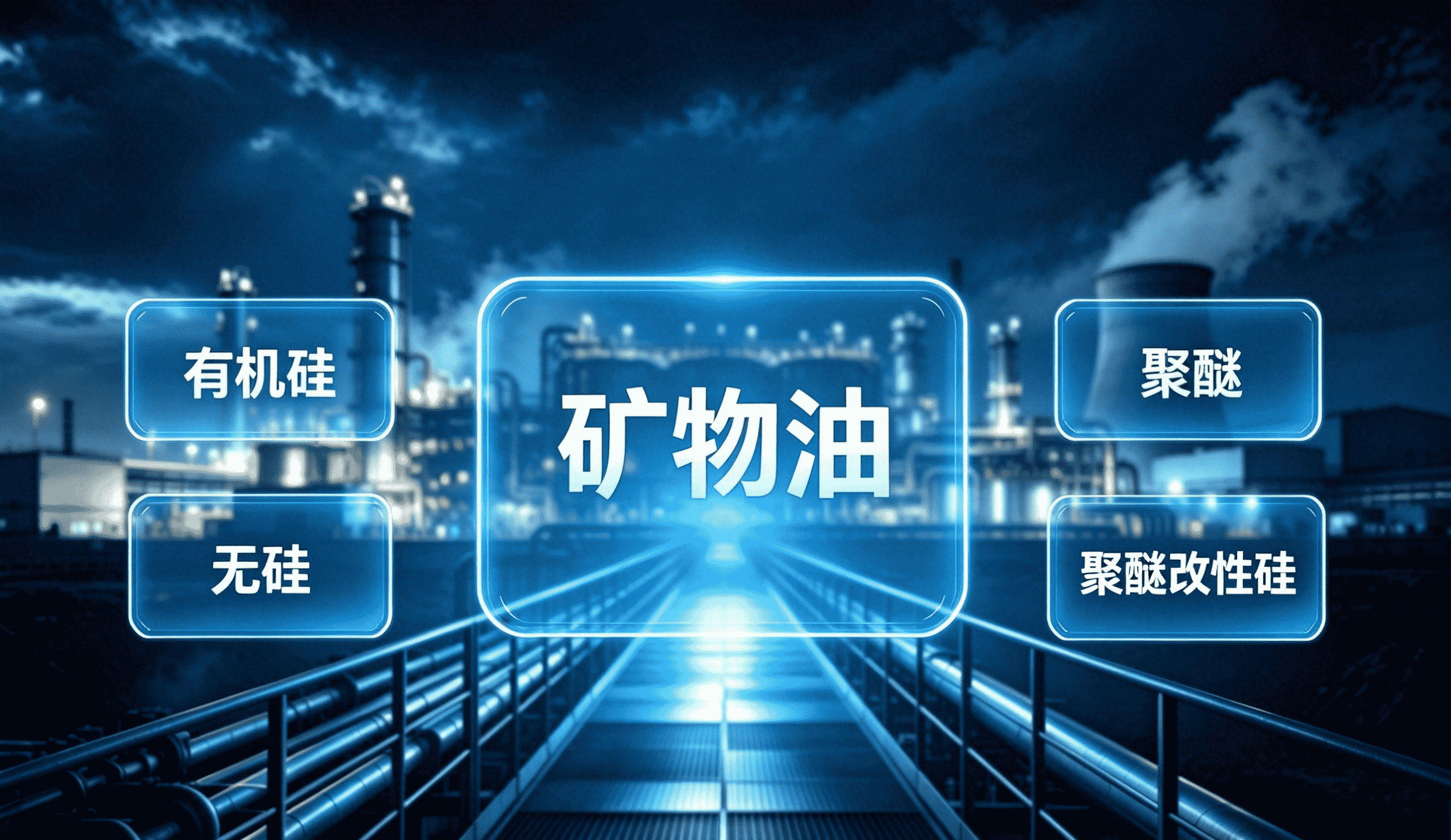 消泡劑品類分布圖