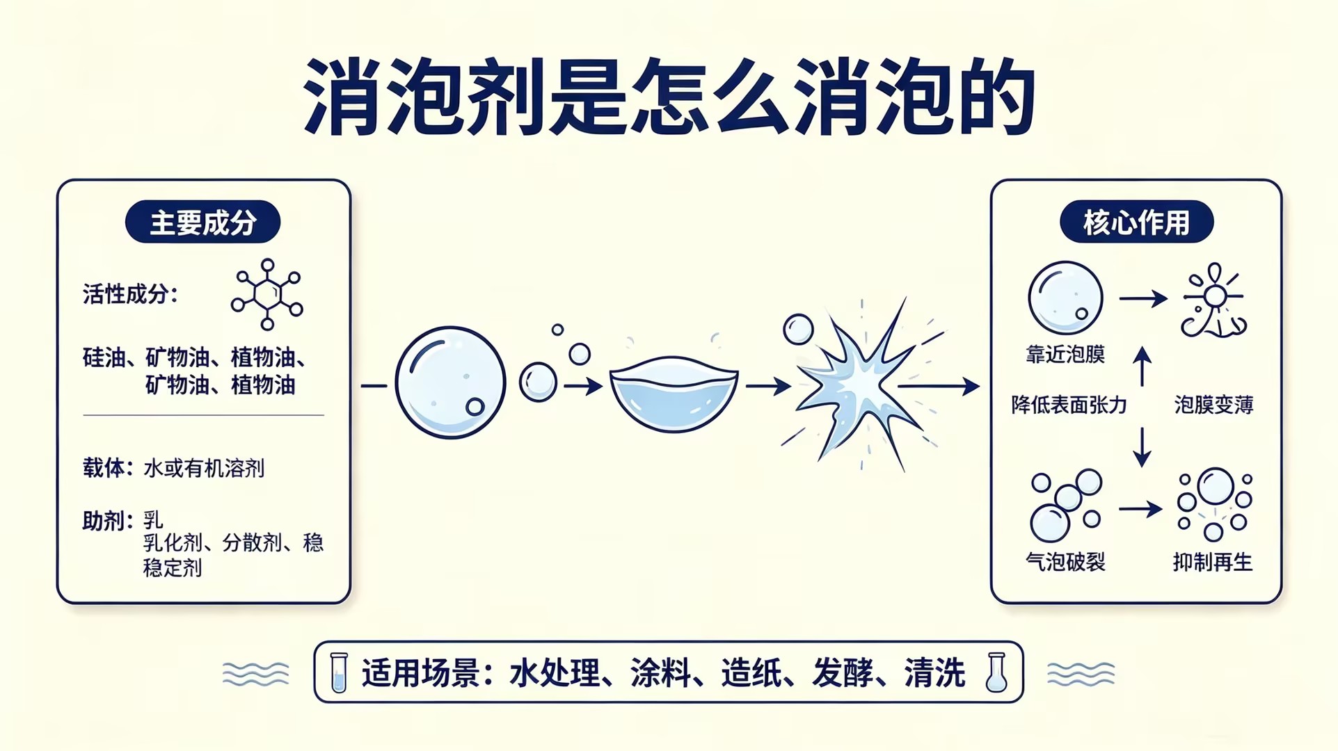 消泡劑的作用