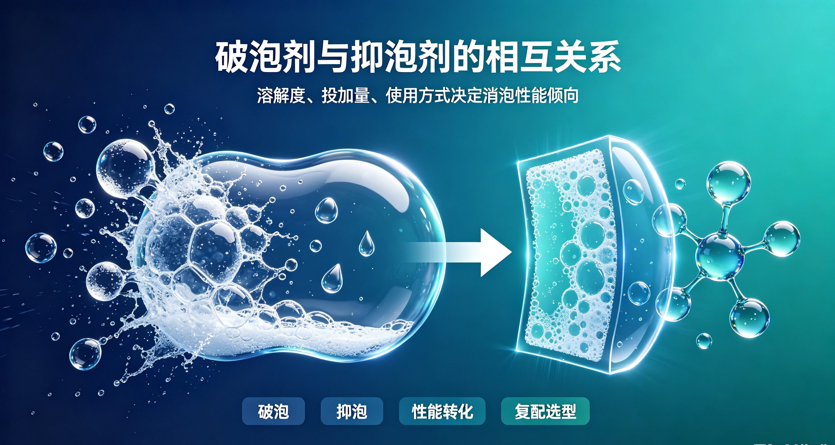 破泡劑與抑泡劑的相互關(guān)系