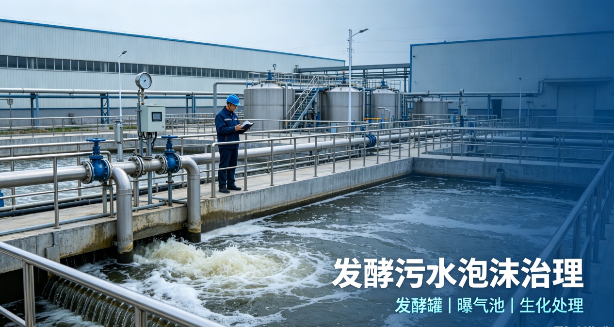 發酵污水處理示意圖