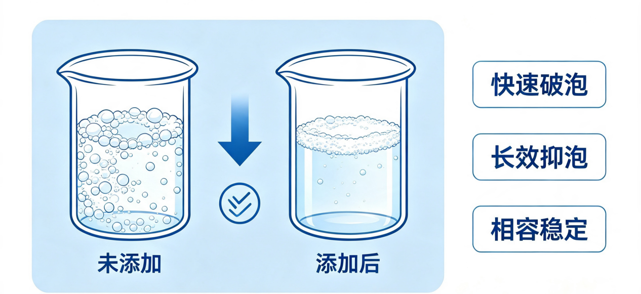 消泡效果對(duì)比圖