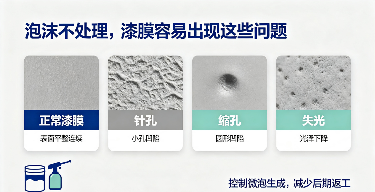 水性漆起泡帶來的漆膜問題